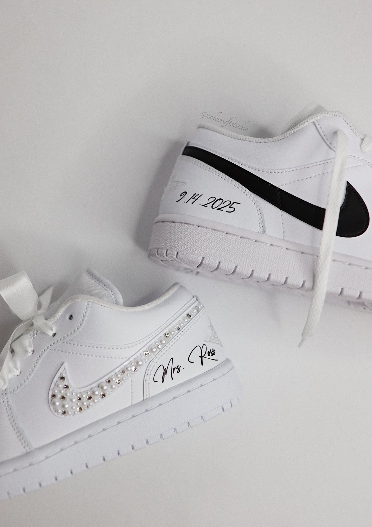 Retro High-Top Sneaker Groom Edition