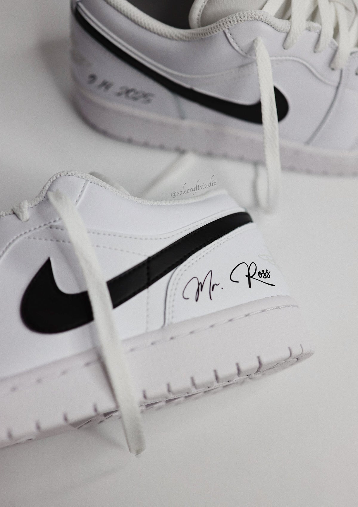 Retro High-Top Sneaker Groom Edition